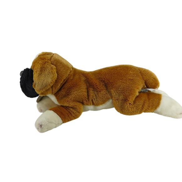 Russ Berrie Yomiko Classics Brown and White Boxer Realistic Puppy Dog - Picture 6 of 6
